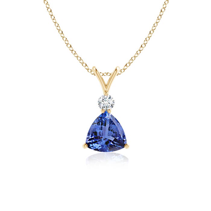 AA - Tanzanite / 0.83 CT / 14 KT Yellow Gold