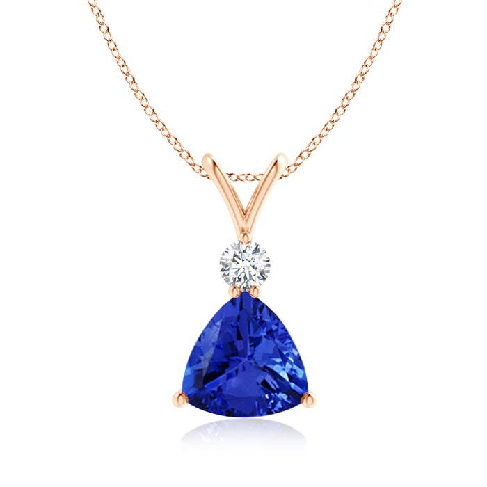 AAA - Tanzanite / 1.95 CT / 14 KT Rose Gold