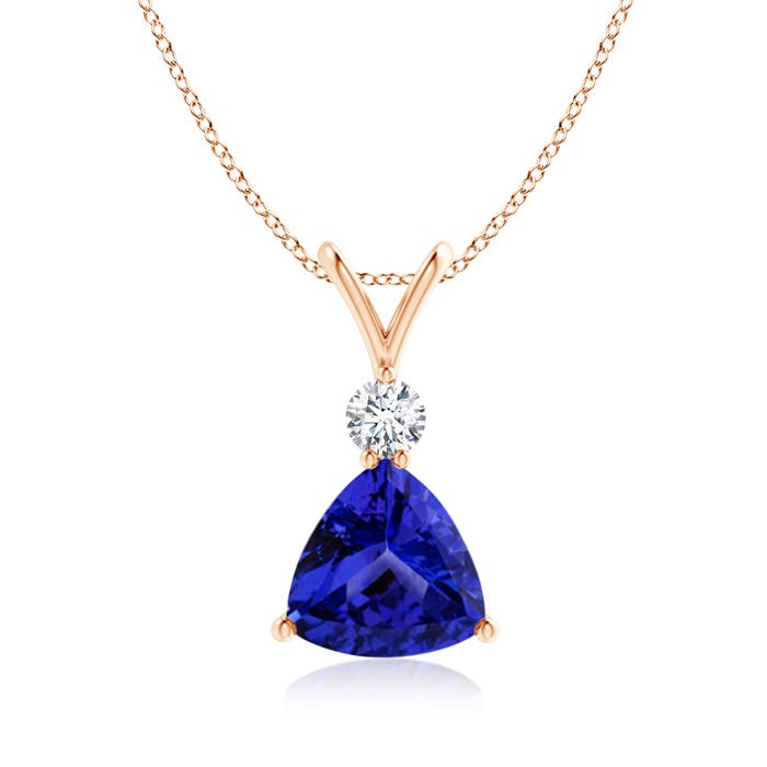 AAAA - Tanzanite / 1.95 CT / 14 KT Rose Gold