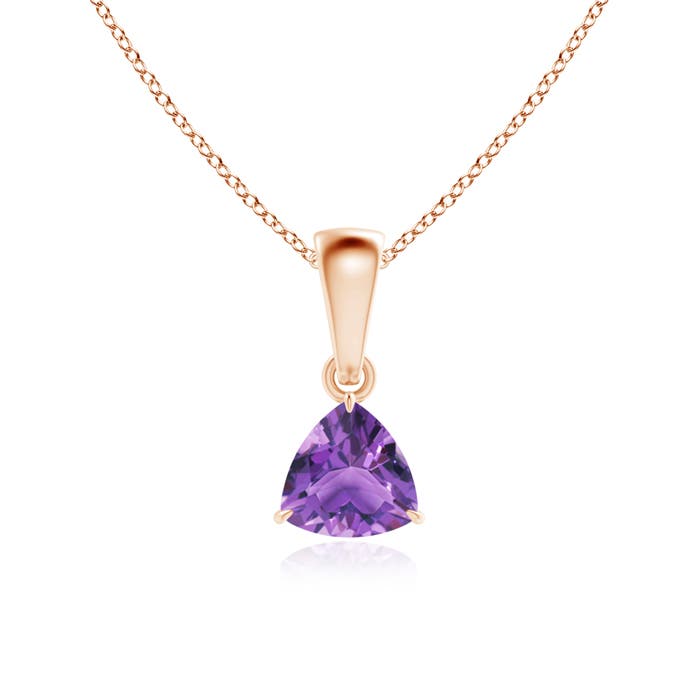 AA - Amethyst / 0.4 CT / 14 KT Rose Gold