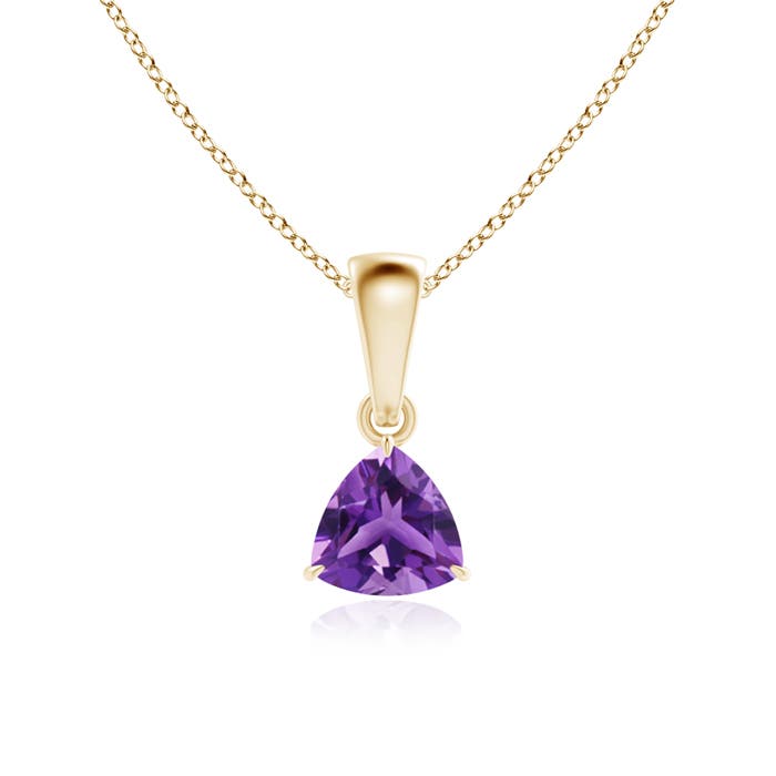 AAA - Amethyst / 0.4 CT / 14 KT Yellow Gold