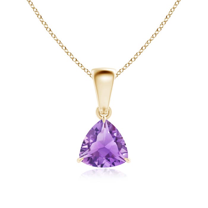 A - Amethyst / 0.7 CT / 14 KT Yellow Gold