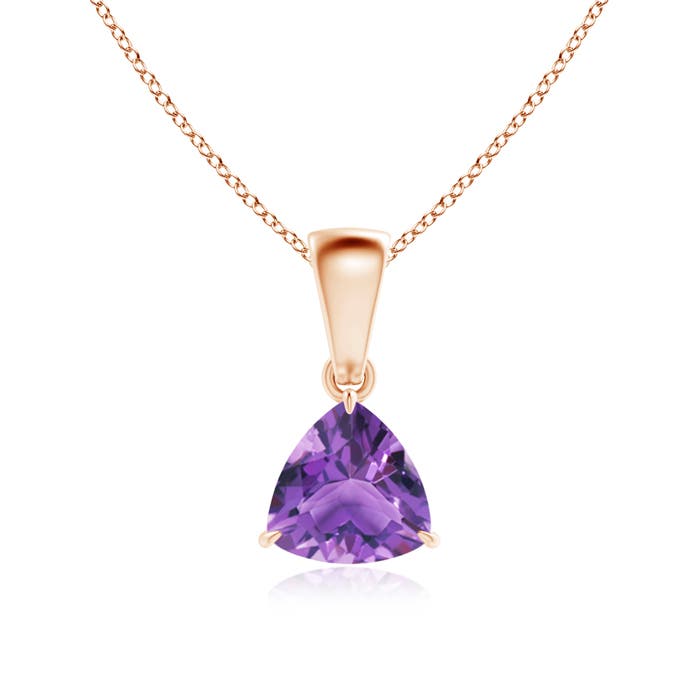 AA - Amethyst / 0.7 CT / 14 KT Rose Gold