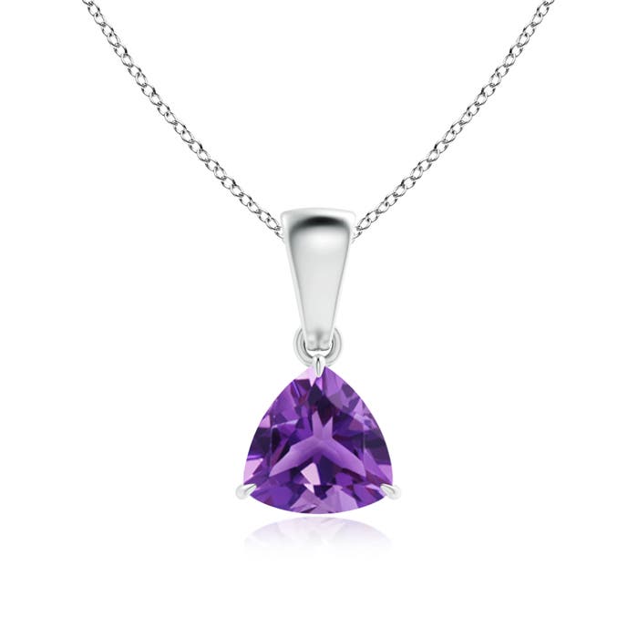 AAA - Amethyst / 0.7 CT / 14 KT White Gold