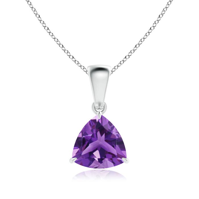 AAA - Amethyst / 1.1 CT / 14 KT White Gold