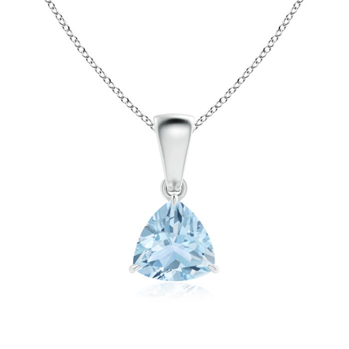 AA - Aquamarine / 0.6 CT / 14 KT White Gold