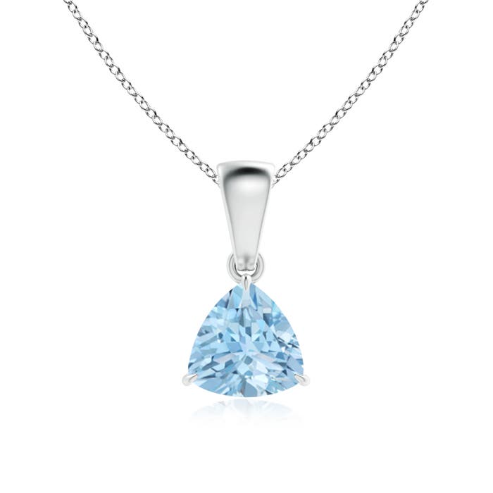 AAA - Aquamarine / 0.6 CT / 14 KT White Gold