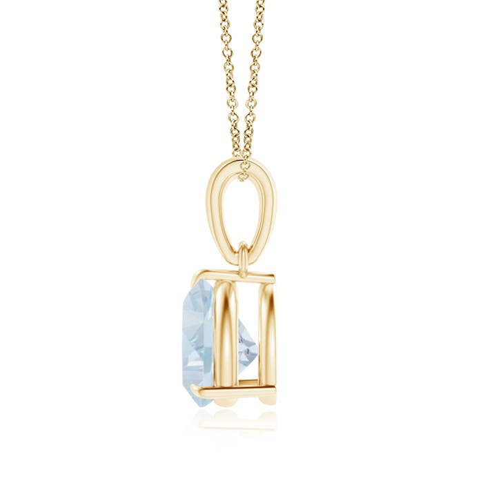 A - Aquamarine / 1 CT / 14 KT Yellow Gold