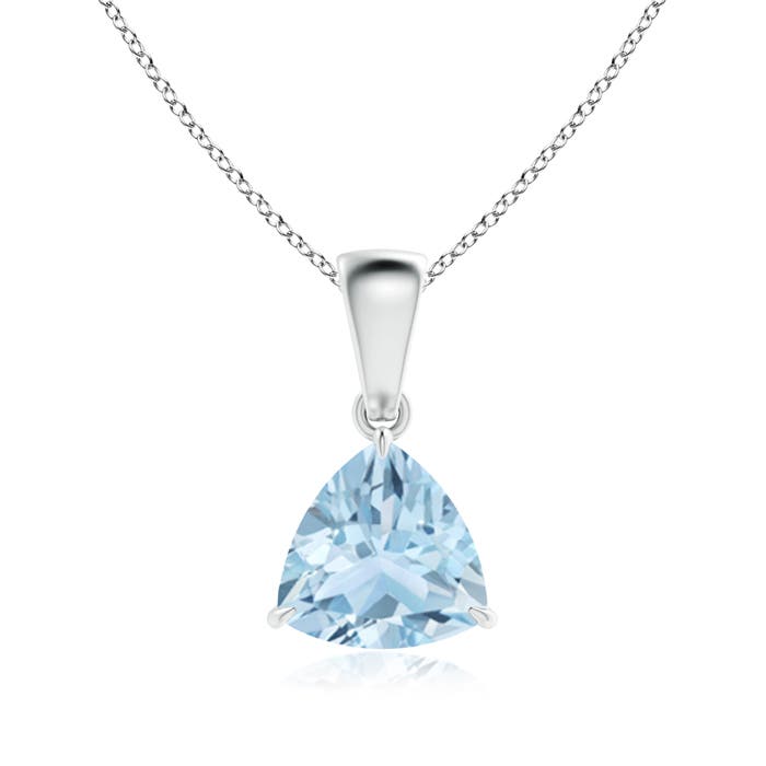 AA - Aquamarine / 1 CT / 14 KT White Gold