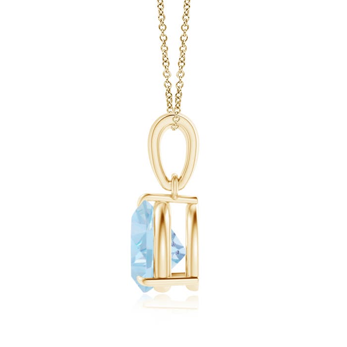 AA - Aquamarine / 1 CT / 14 KT Yellow Gold