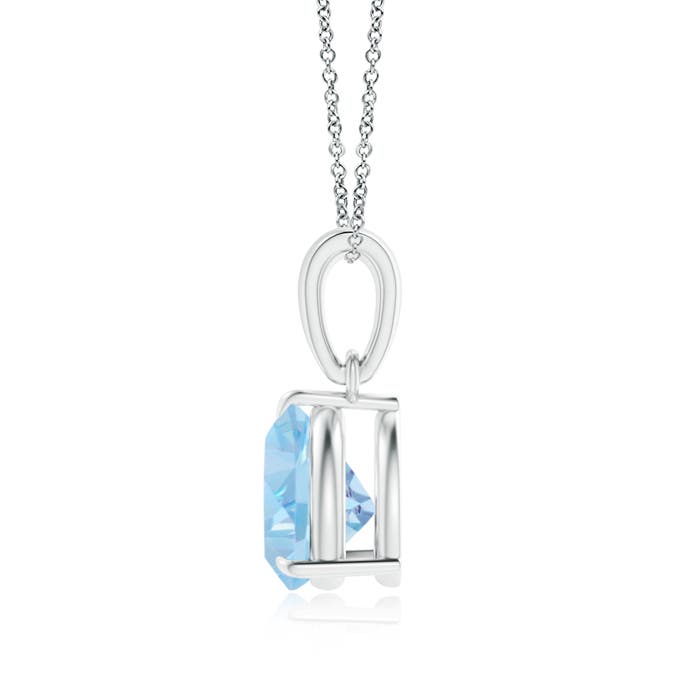 AAA - Aquamarine / 1 CT / 14 KT White Gold