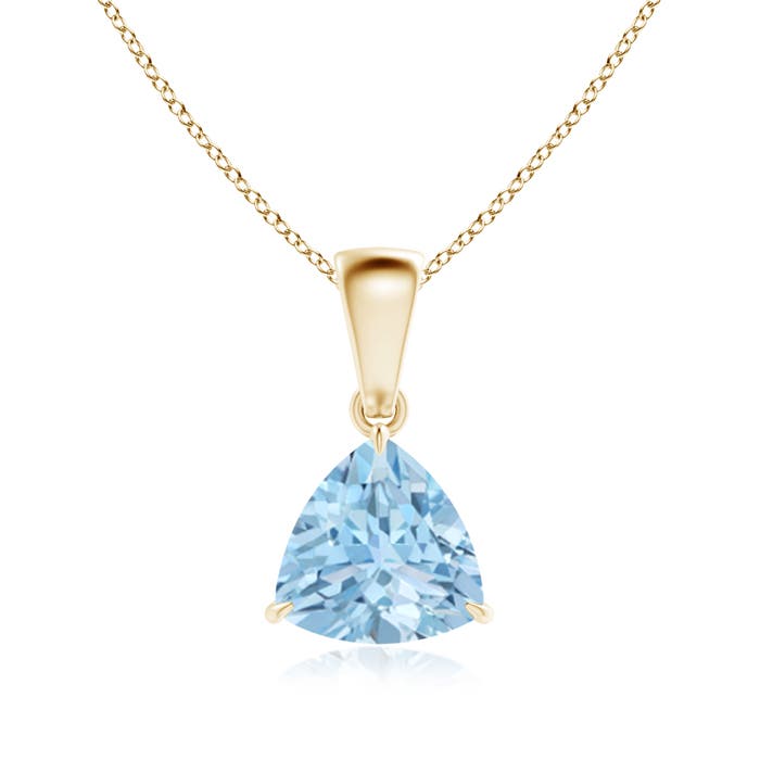 AAA - Aquamarine / 1 CT / 14 KT Yellow Gold