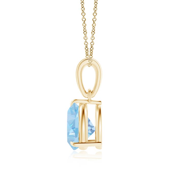 AAA - Aquamarine / 1 CT / 14 KT Yellow Gold