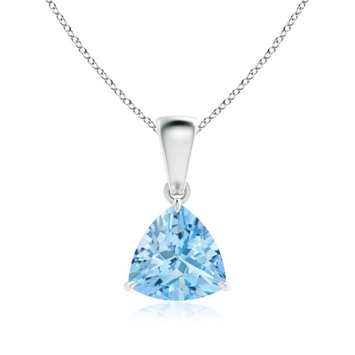 AAAA - Aquamarine / 1 CT / 14 KT White Gold