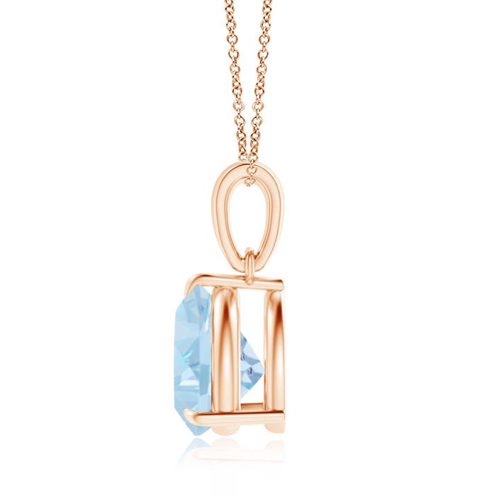 AA - Aquamarine / 1.4 CT / 14 KT Rose Gold