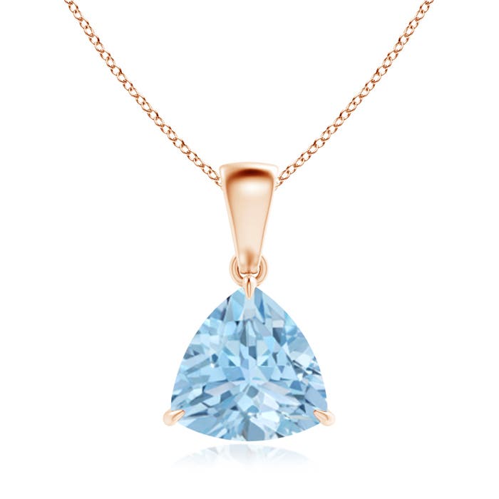 AAA - Aquamarine / 1.4 CT / 14 KT Rose Gold