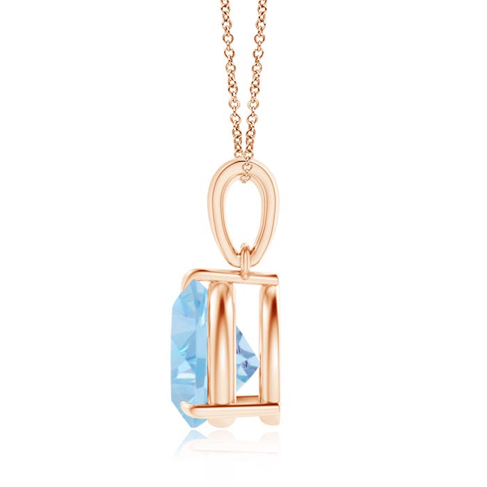 AAA - Aquamarine / 1.4 CT / 14 KT Rose Gold