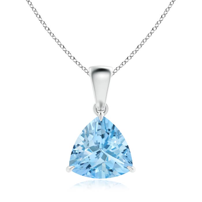 AAAA - Aquamarine / 1.4 CT / 14 KT White Gold