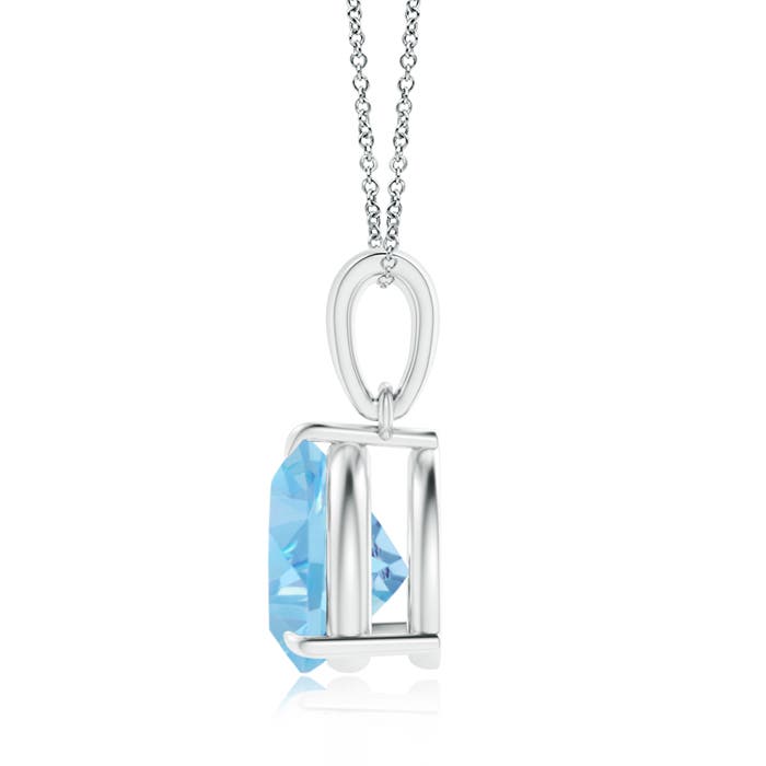 AAAA - Aquamarine / 1.4 CT / 14 KT White Gold