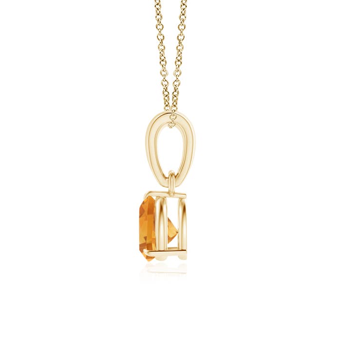 A - Citrine / 0.38 CT / 14 KT Yellow Gold