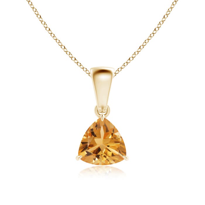 A - Citrine / 0.6 CT / 14 KT Yellow Gold