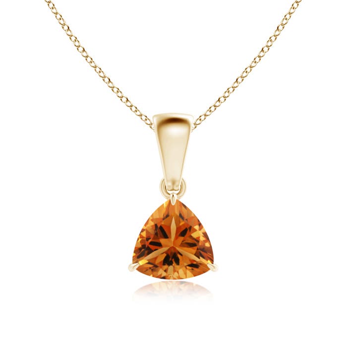 AAA - Citrine / 0.6 CT / 14 KT Yellow Gold