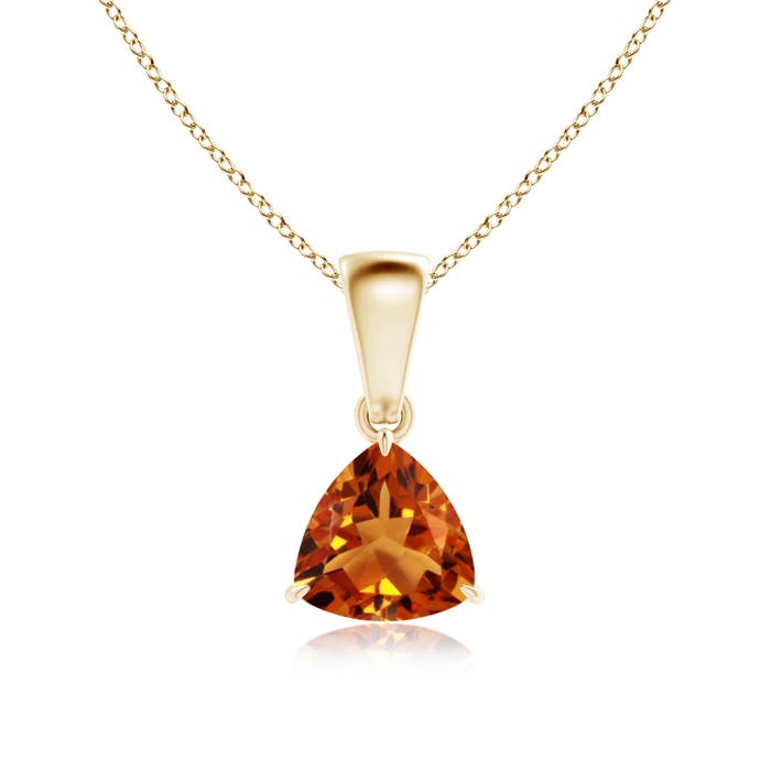 AAAA - Citrine / 0.6 CT / 14 KT Yellow Gold