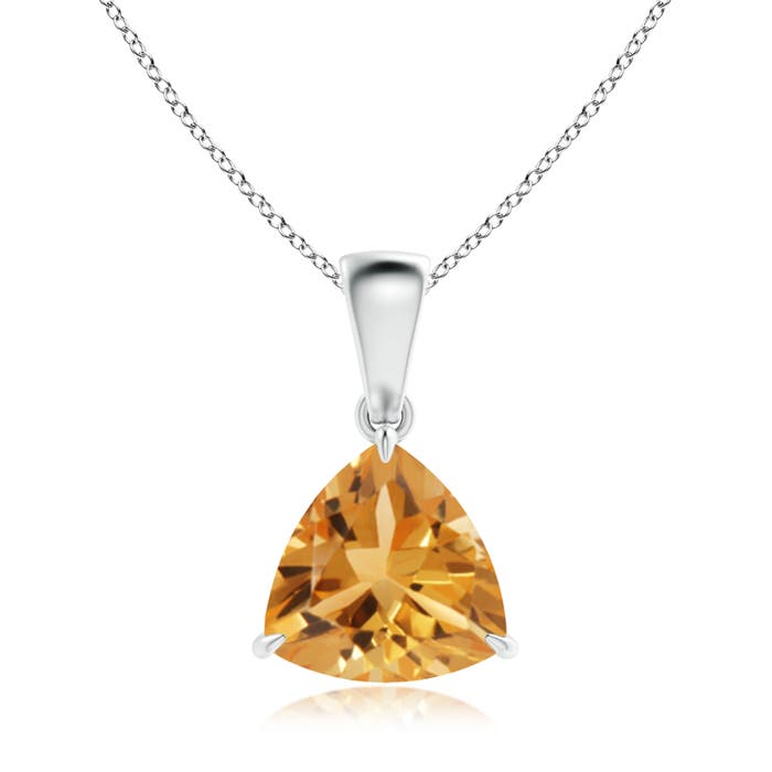 A - Citrine / 1.4 CT / 14 KT White Gold