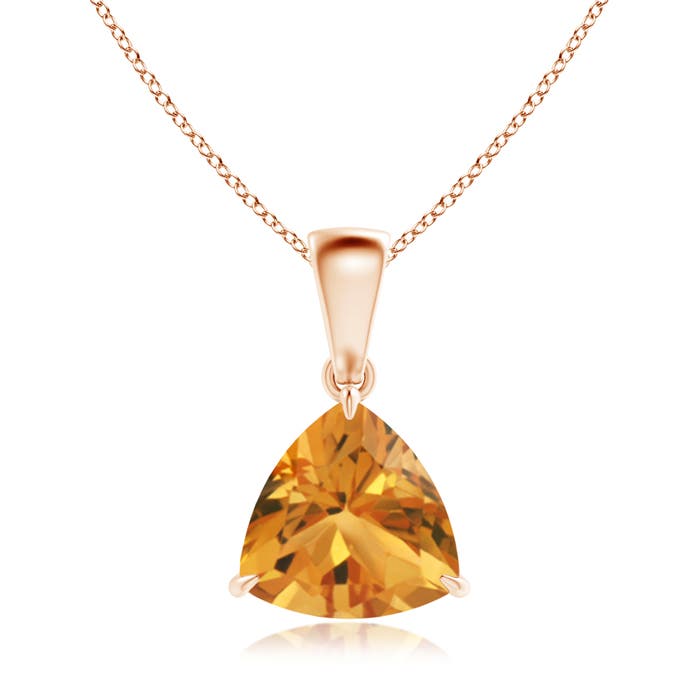 AA - Citrine / 1.4 CT / 14 KT Rose Gold