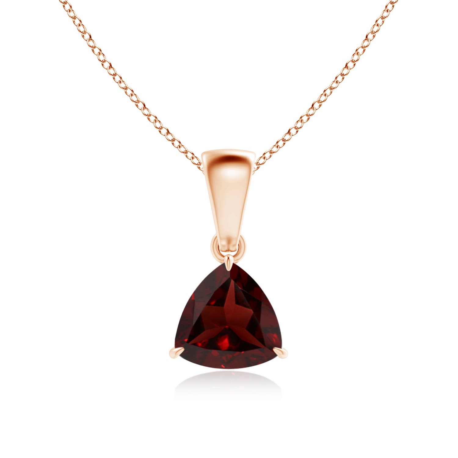 AA - Garnet / 0.85 CT / 14 KT Rose Gold