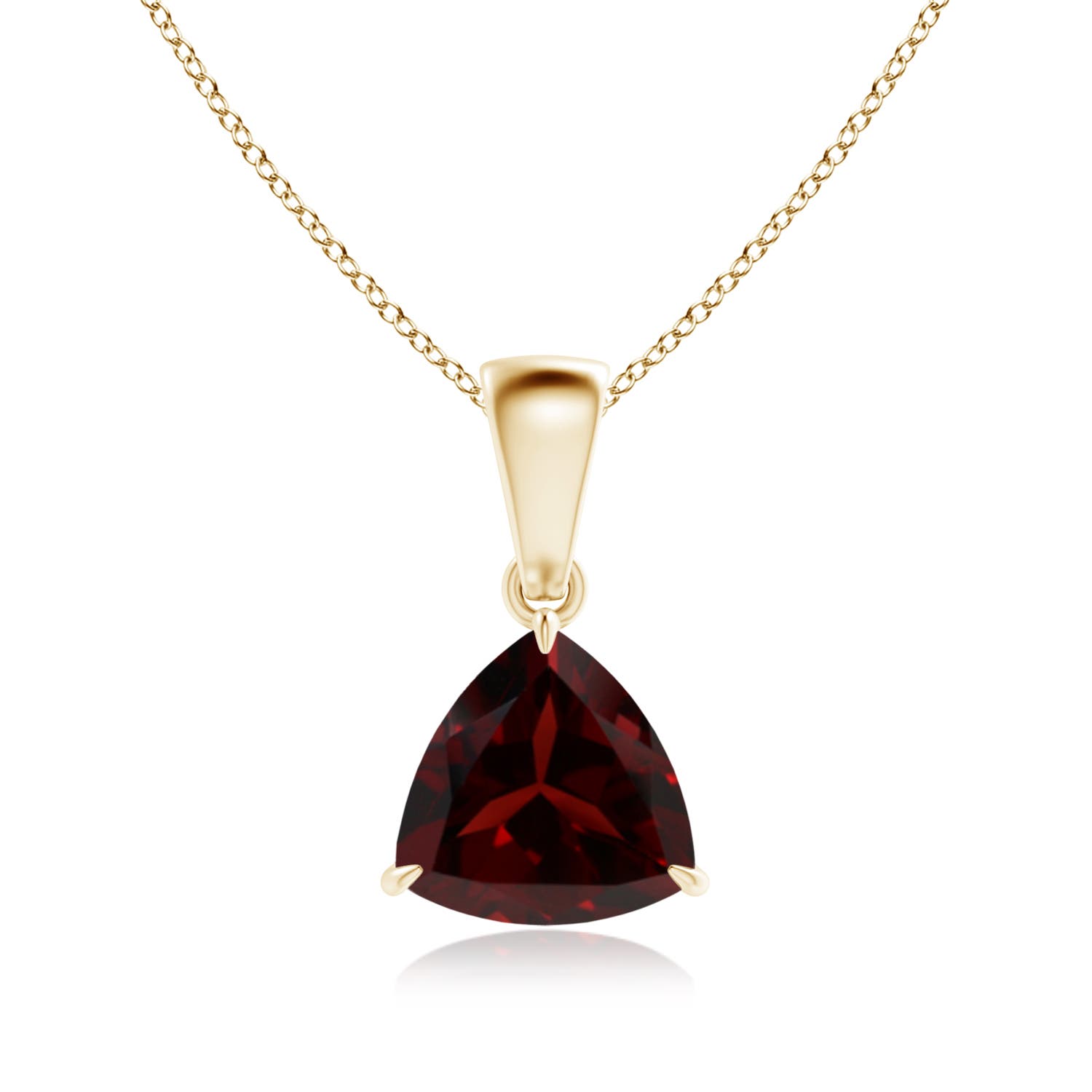 A - Garnet / 1.3 CT / 14 KT Yellow Gold