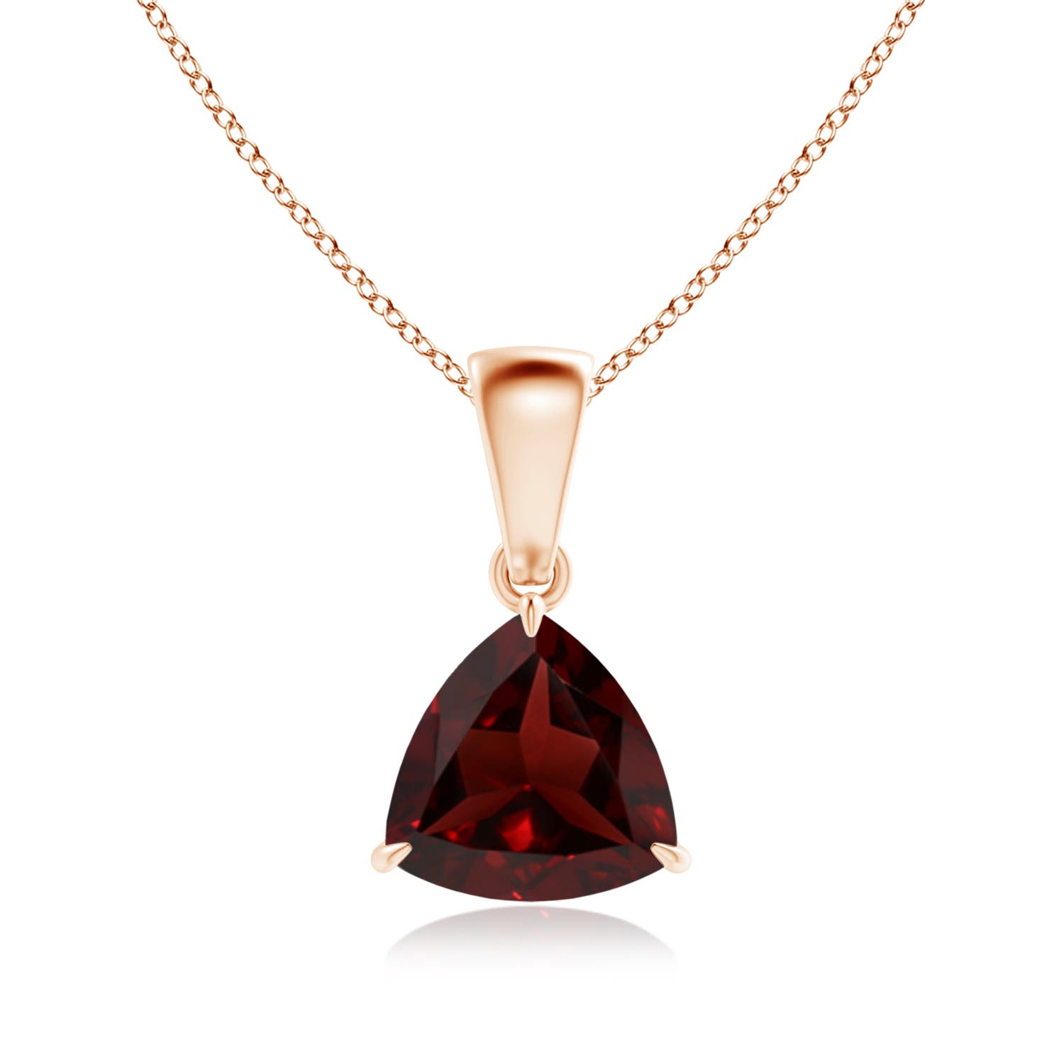 AA - Garnet / 1.3 CT / 14 KT Rose Gold