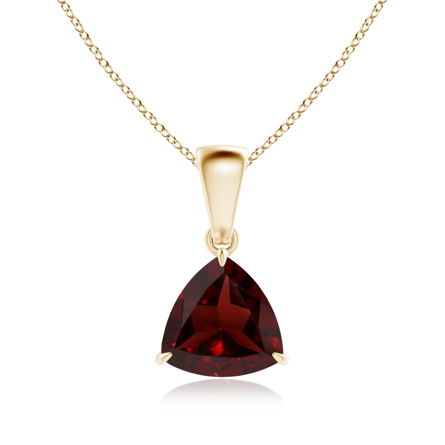 AA - Garnet / 1.3 CT / 14 KT Yellow Gold