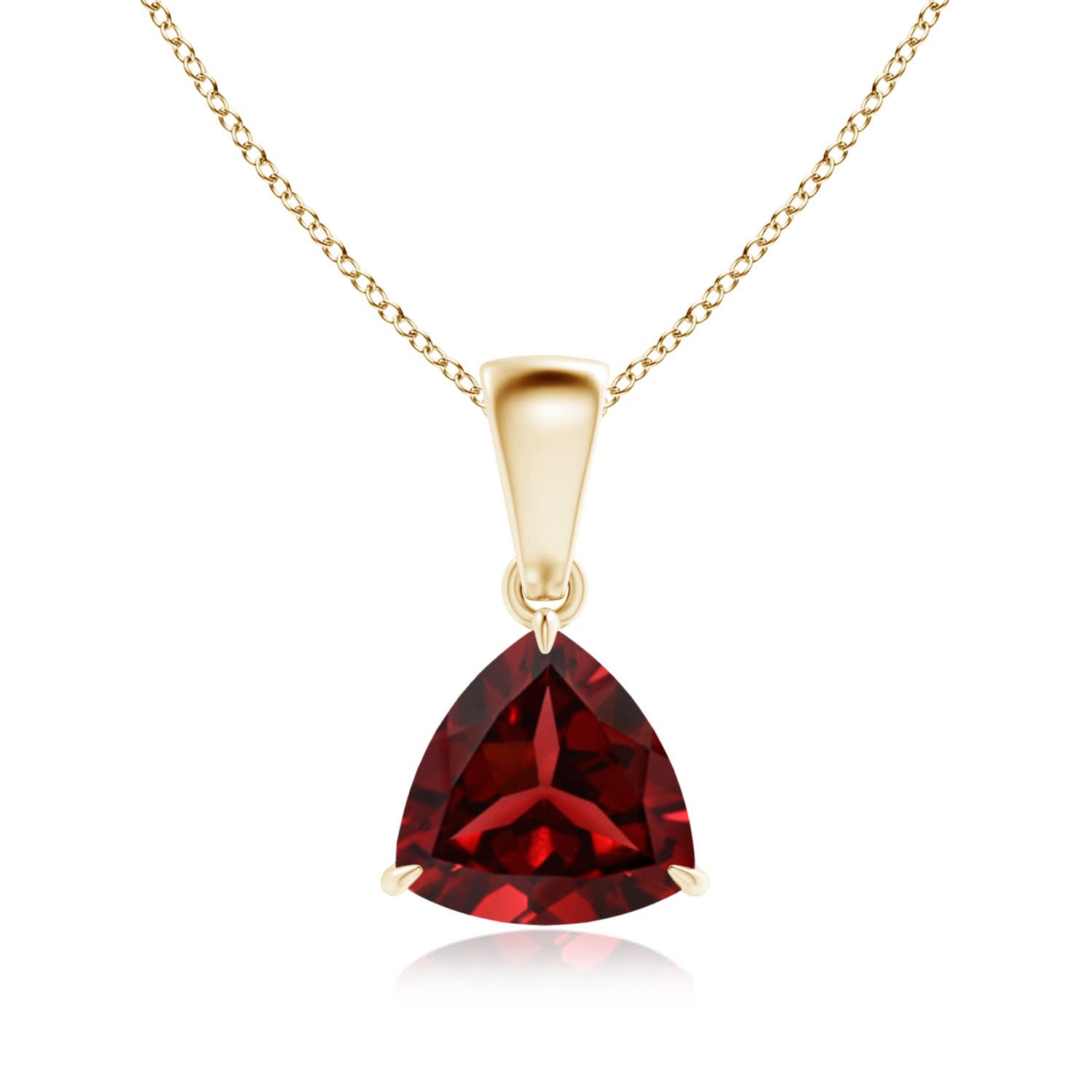 AAAA - Garnet / 1.3 CT / 14 KT Yellow Gold