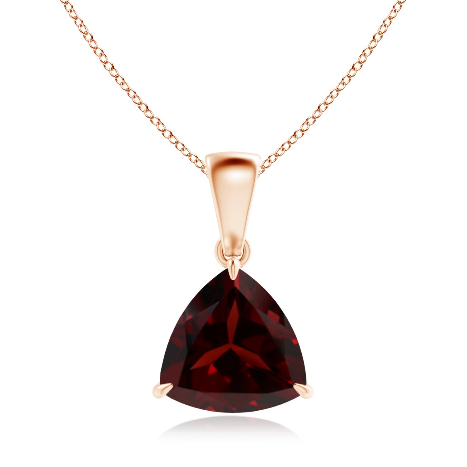 A - Garnet / 1.9 CT / 14 KT Rose Gold