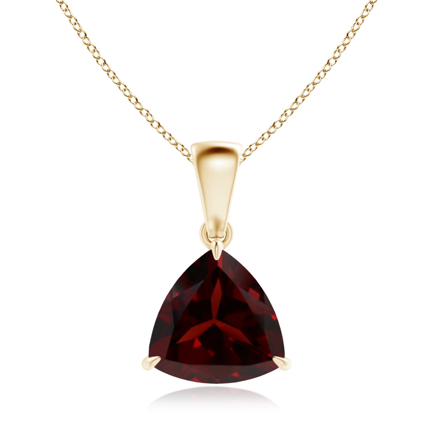 A - Garnet / 1.9 CT / 14 KT Yellow Gold