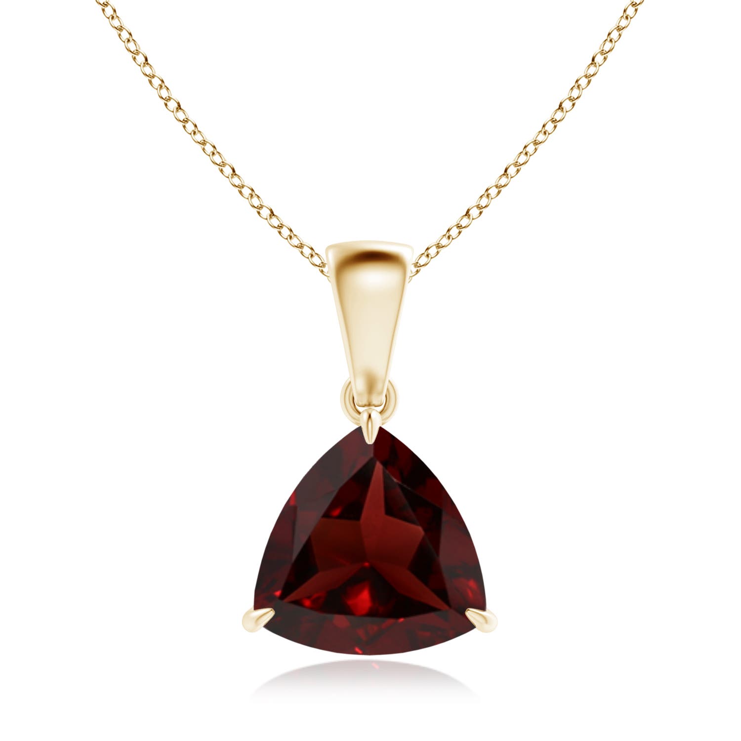 AA - Garnet / 1.9 CT / 14 KT Yellow Gold