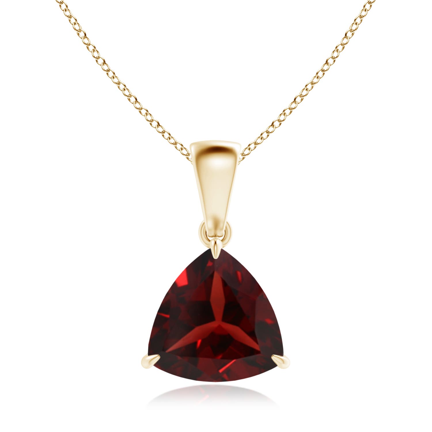 AAA - Garnet / 1.9 CT / 14 KT Yellow Gold