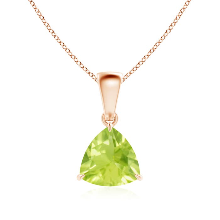 A - Peridot / 1.2 CT / 14 KT Rose Gold