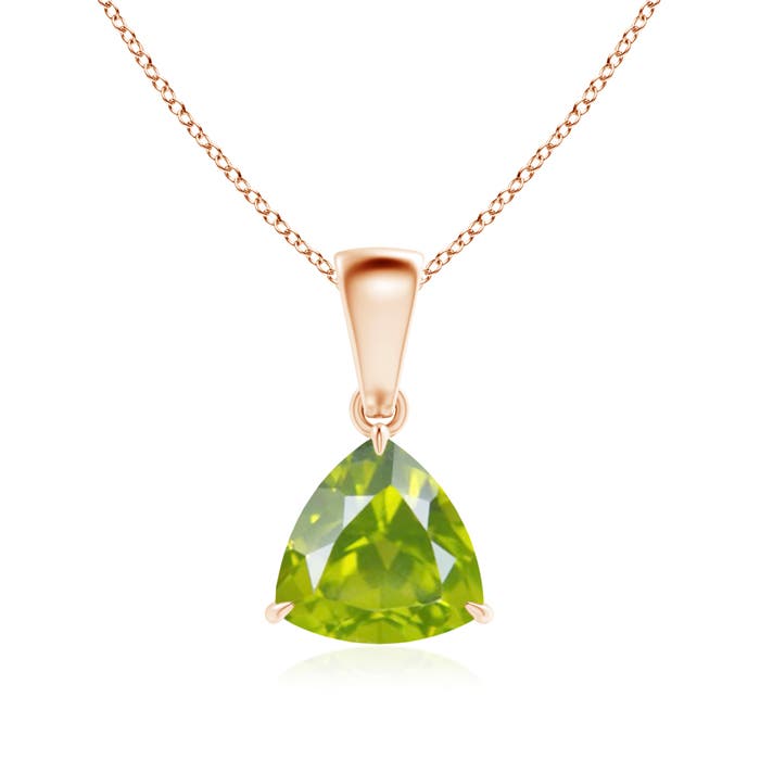 AA - Peridot / 1.2 CT / 14 KT Rose Gold