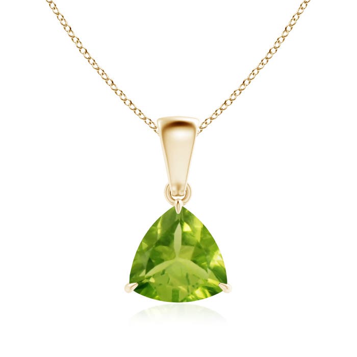 AAA - Peridot / 1.2 CT / 14 KT Yellow Gold