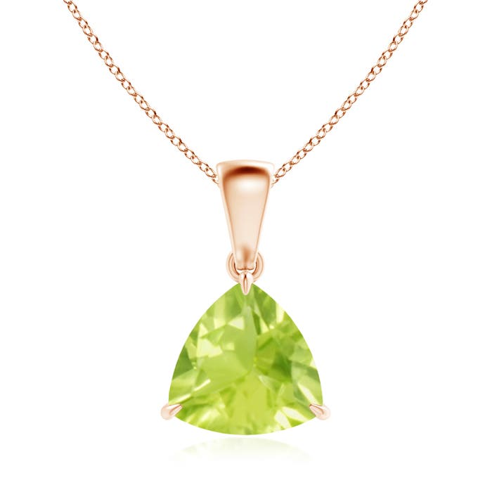 A - Peridot / 1.9 CT / 14 KT Rose Gold