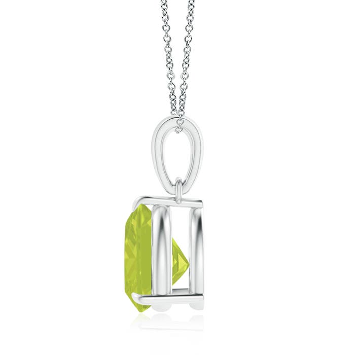 A - Peridot / 1.9 CT / 14 KT White Gold