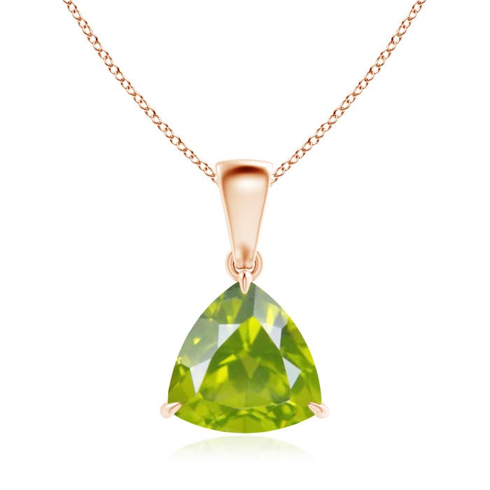 AA - Peridot / 1.9 CT / 14 KT Rose Gold