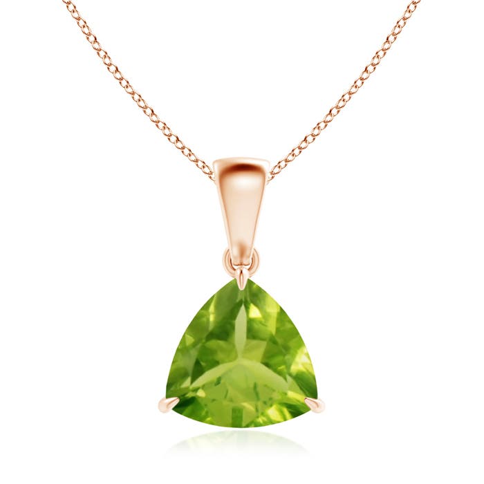 AAA - Peridot / 1.9 CT / 14 KT Rose Gold