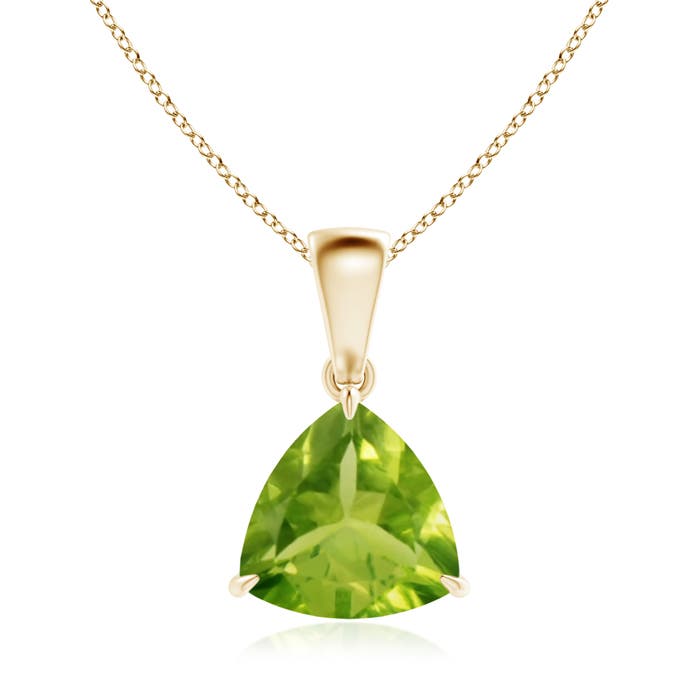 AAA - Peridot / 1.9 CT / 14 KT Yellow Gold