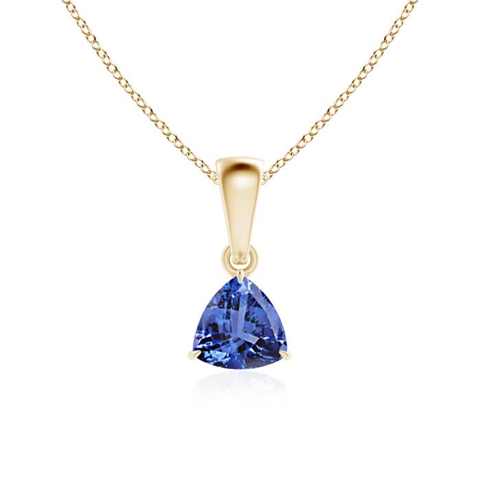 AA - Tanzanite / 0.4 CT / 14 KT Yellow Gold