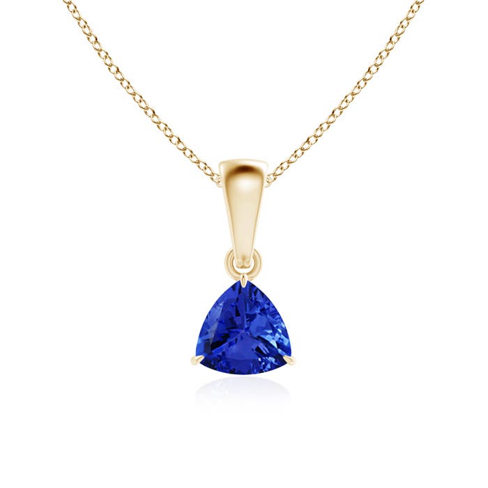 AAA - Tanzanite / 0.4 CT / 14 KT Yellow Gold