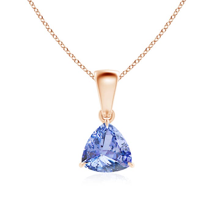 A - Tanzanite / 0.75 CT / 14 KT Rose Gold