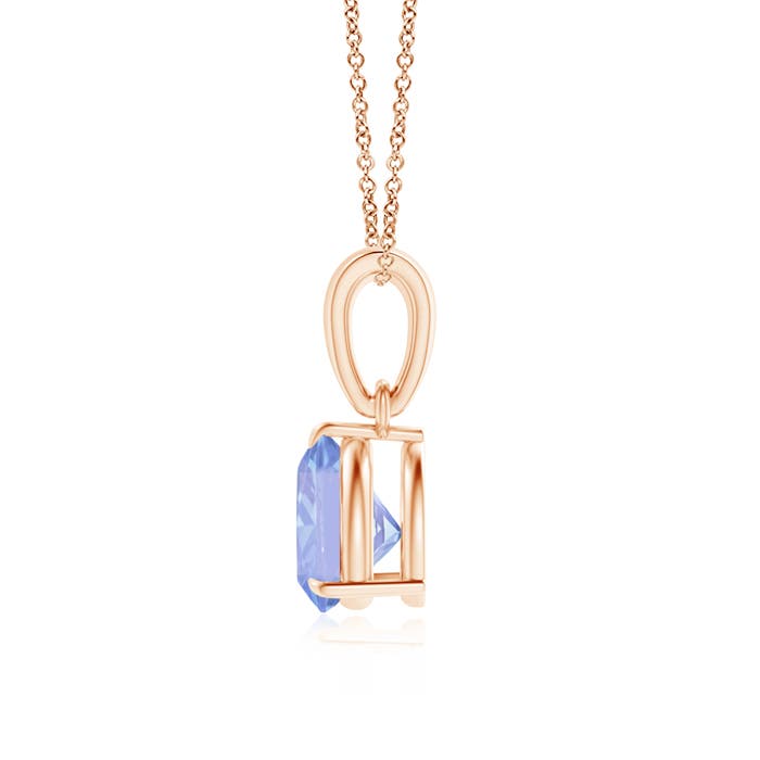 A - Tanzanite / 0.75 CT / 14 KT Rose Gold